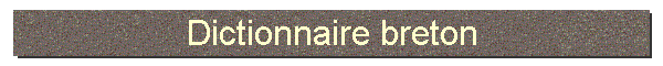 Dictionnaire breton